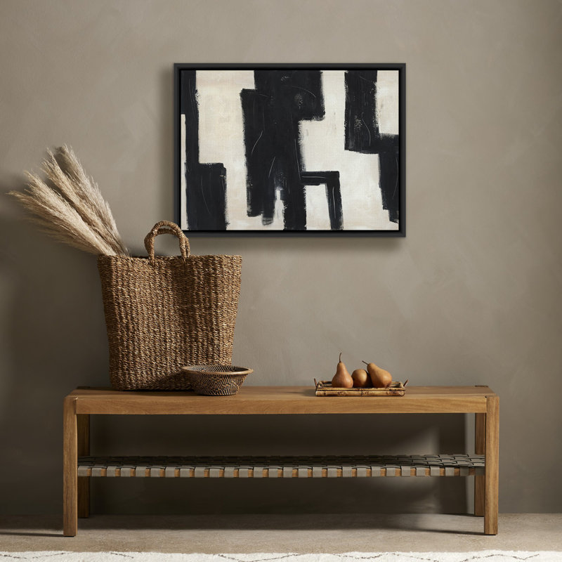 Gravity Print by Jamie Beckwith, Rustic Walnut Framed, 36" H x 48" W