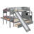 Jeoffrey Kids Twin Over Twin Bunk Bed with Drawers-1280775047