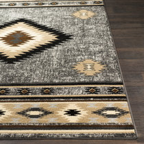 Loon Peak® Ilenna Handmade Natural /Black Rug & Reviews