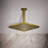 Honesty 8" Single-Function Wall or Ceiling-Mount Square Rainhead, Square Rain Showerhead 2.5 GPM-87128514
