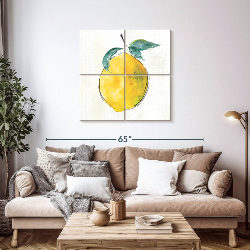 Yarlin «Happy Lemon», H 38 po x l 38 po