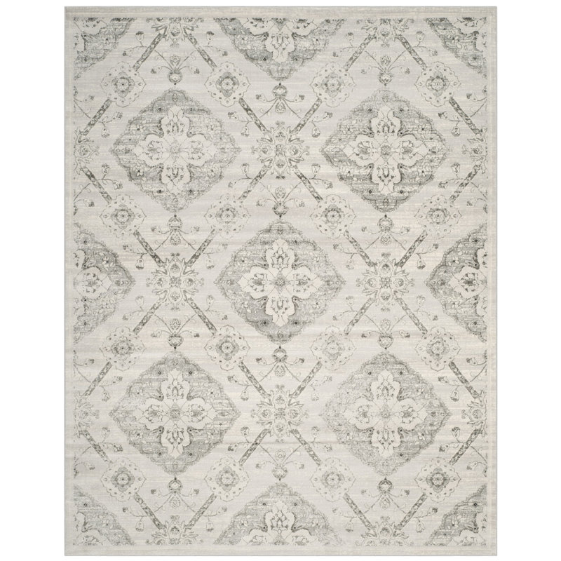 Joana Performance Floral Rug, Rectangle 9' x 12'