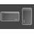 Wall Mounted LED lighting mirror