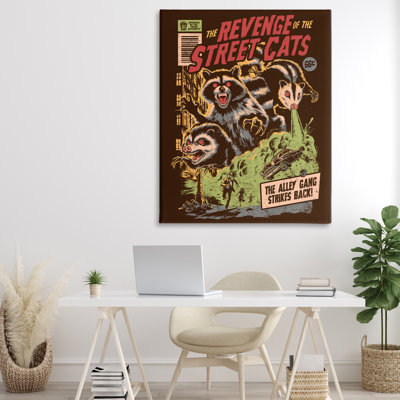 Revenge Of Street Cats Canvas, design par EduEly Designs
