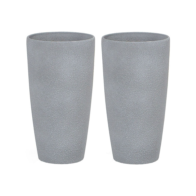 Livina Pot Planter, Gray, 31cmH x 31cmW x 58cmD