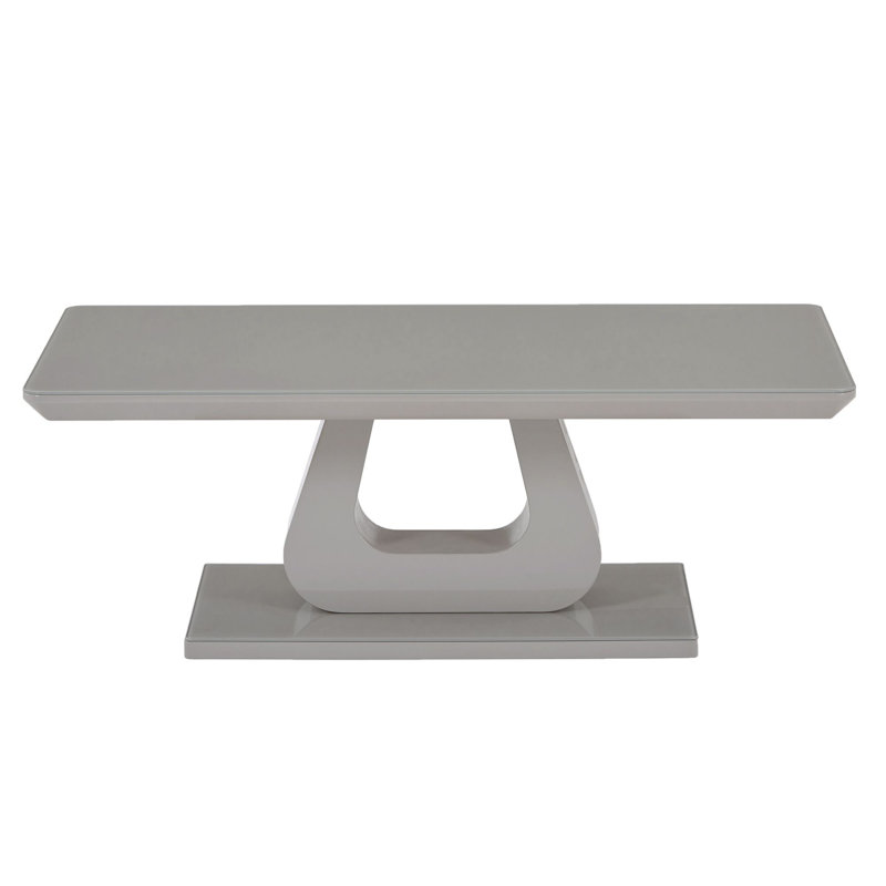 Table basse rectangulaire gris chaud Matthew