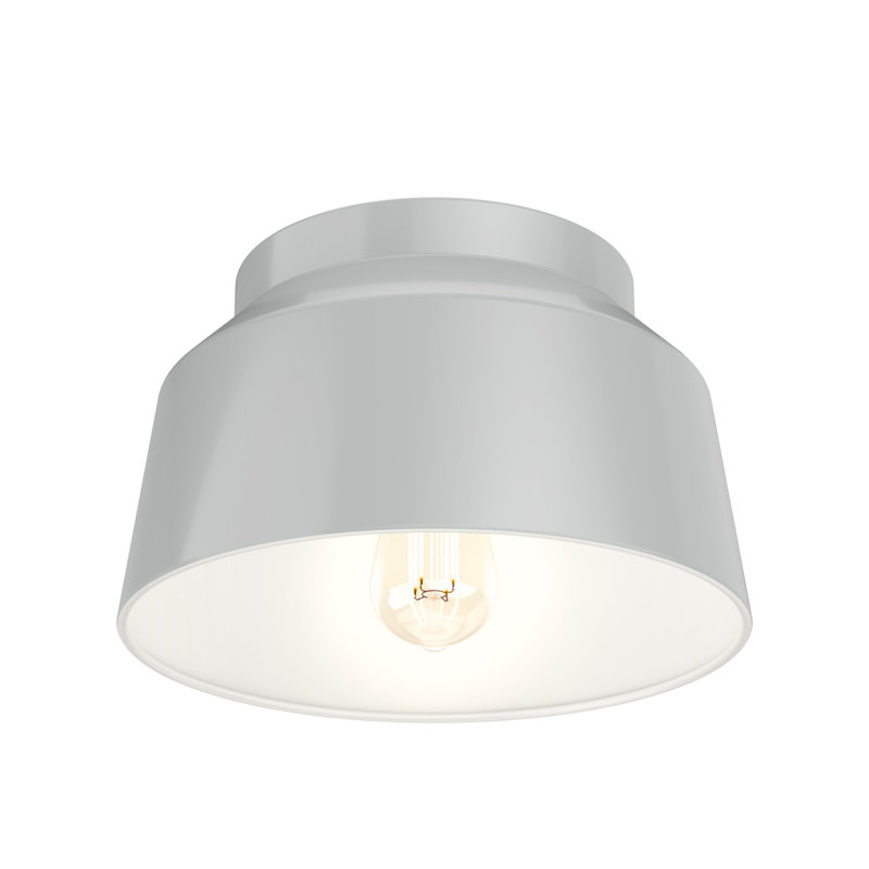 Cranbrook 1 -Light 11.5" Flush Mount, Dove Gray