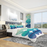 Modern & Contemporary Geometric Shapes Duvet Cover Set