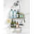 Shower Caddy Hanging - Never Rust Shower Organizer - Aluminum Over The Shower Head Caddy with 10 Hooks for Razor/Sponge