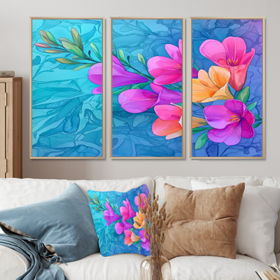 Addiston - Iris, ensemble d'art mural