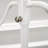 White Garment Hanger Stand Floor Counter Jacket Blouse Sweater Shirt Display Adjustable Height