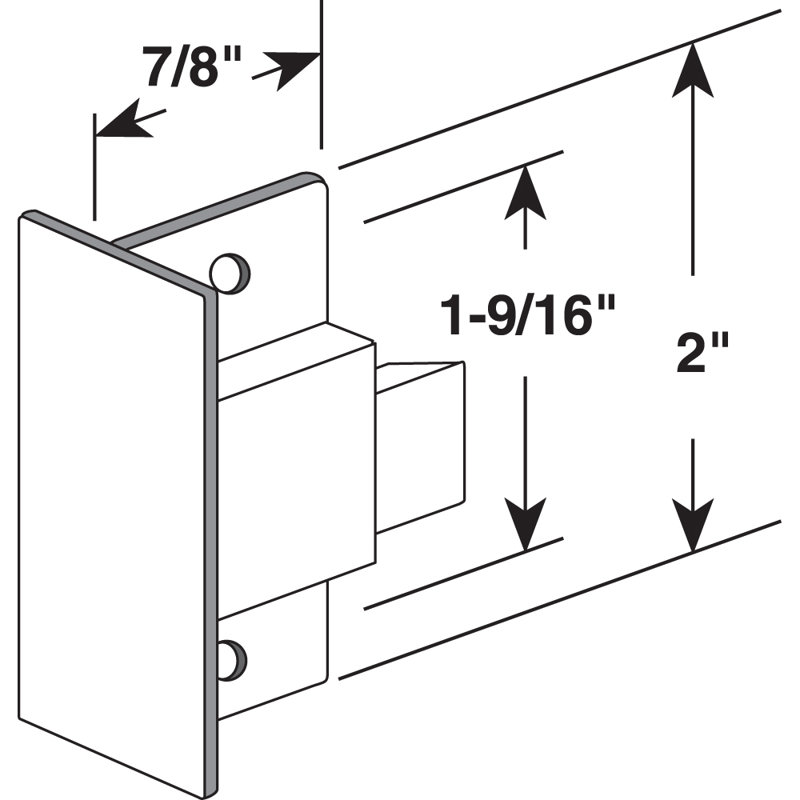 Sliding Window Latch And Pull, Diecast