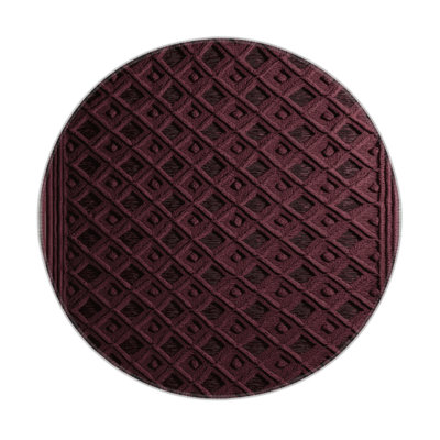 Trellis Brown Indoor and Outdoor Area Rug
