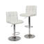 Tabouret de bar pivotant réglable en similicuir, ensemble de 2-1432253557