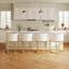 Tabouret de bar moderne, tabourets de bar à hauteur de comptoir, cuir de polyuréthane blanc avec pieds en métal doré-875721302-875721303-997483666