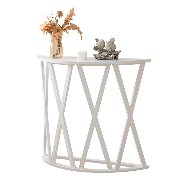 Table d'appoint Vienna, Blanc