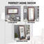 Miroir de plancher Duwaine, blanc-129260392