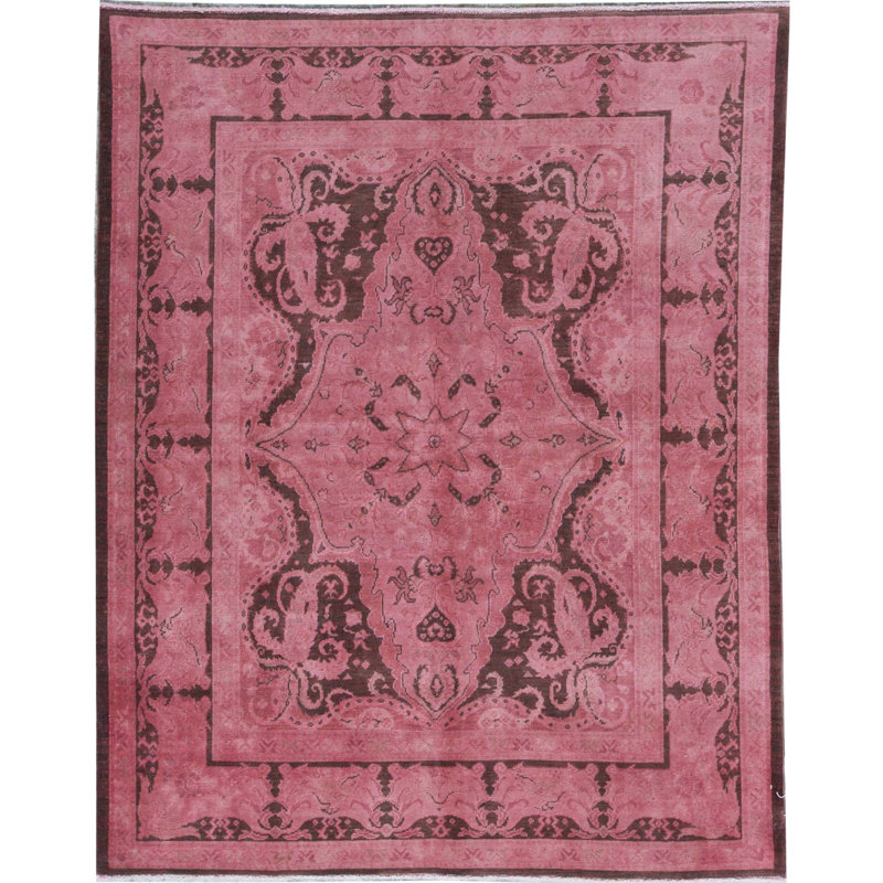 Tapis rouille de haute qualité noué à la main