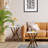 Jahey Solid Wood Crossed Legs Round End Table with Smooth Top and Sturdy Four-Leg Base-831869901