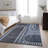 Premium Machine Washable Cerrito AMF532 Navy Rug-103958634