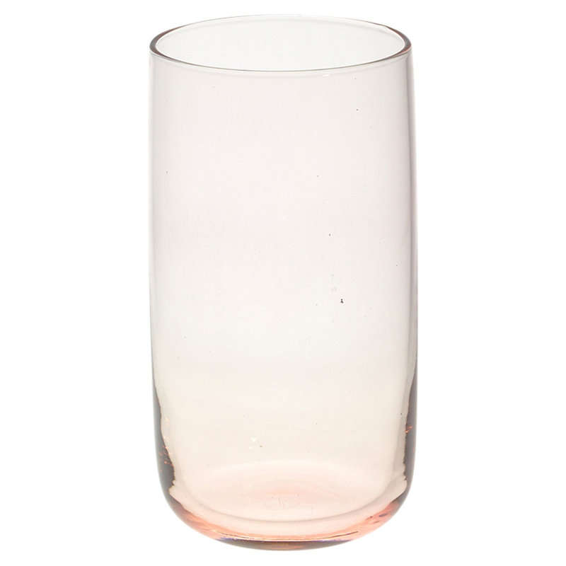 Modern Drinking Coloured Glasses Water Dining Juice Tumbler 280ml, 6, 365ml, Clear