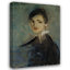 «Singer in Black» par Helene Schjerfbeck - Art mural sur toile tendue avec châssis