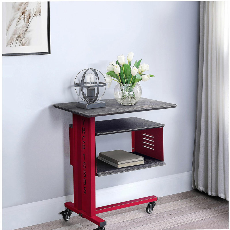 Ensemble de tables et de tablettes décoratives rouges