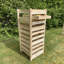 Whisman 60cm W Solid Wood Shelving Unit