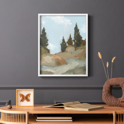 Reproduction d'art encadrée West Trail