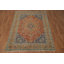 Tapis traditionnel en laine fait à la main orange 5 x 7