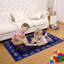 Tapis bleu Star Star pour chambre d'enfant-1979881741