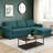 Alajandro 2 - Piece Upholstered Sectional in Teal-1824892417