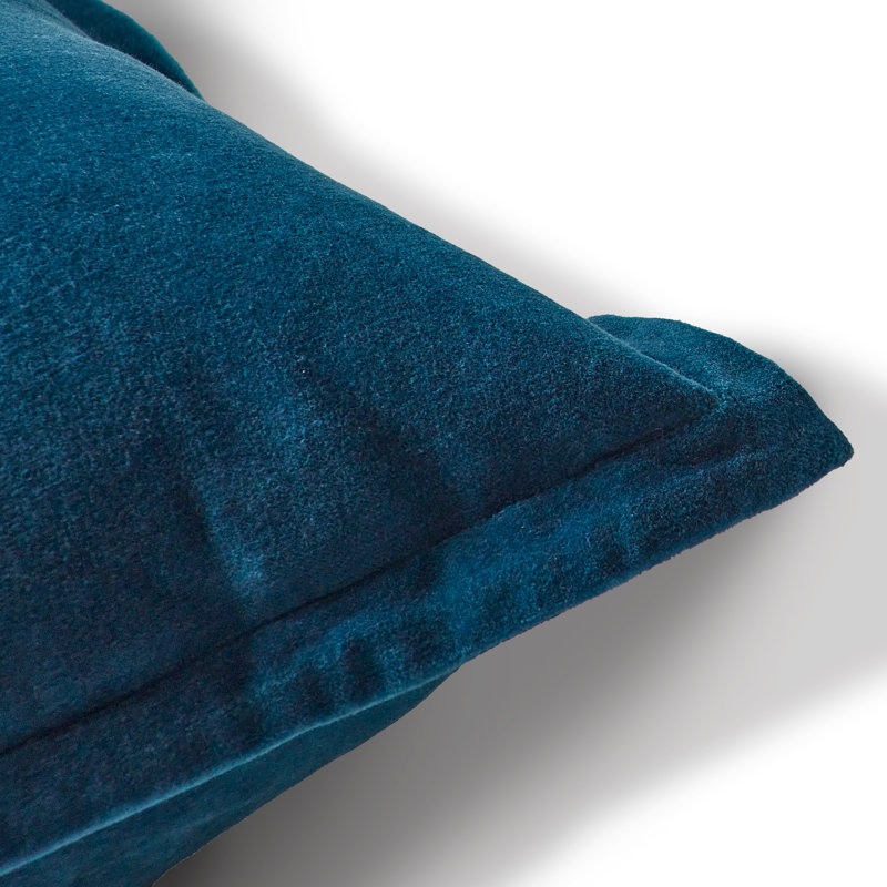 Dannis Throw Pillow Cover, Teal