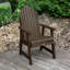 Chaise Adirondack en plastique avec table Anette-631427145