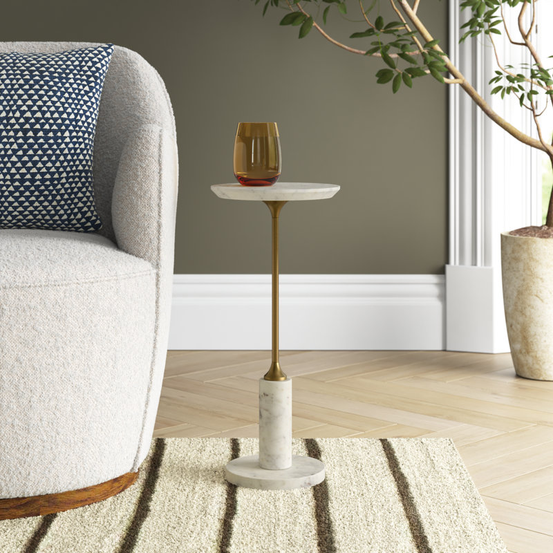 Brooksdale Marble Top End Table