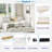L-shaped Daybed With Drawer, Storage Cabinets, Led Downlight And Usb Port-856898440