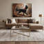 «Dogs Beauceron», art mural sur toile brune-98899562