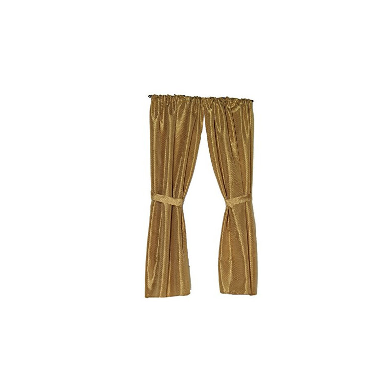 Lachlan Semi Sheer Curtain, Gold