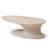 Amra Oval Coffee Table, Sandstone Greige
