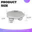 Table basse moderne en forme de nuage avec pieds sphériques, pour animaux de compagnie et enfants, conception peu encombrante-462445597