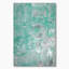 «Teal and Gray Abstract Impression», reproduction d'art moderne et contemporaine sur toile-1923794542-1923794539