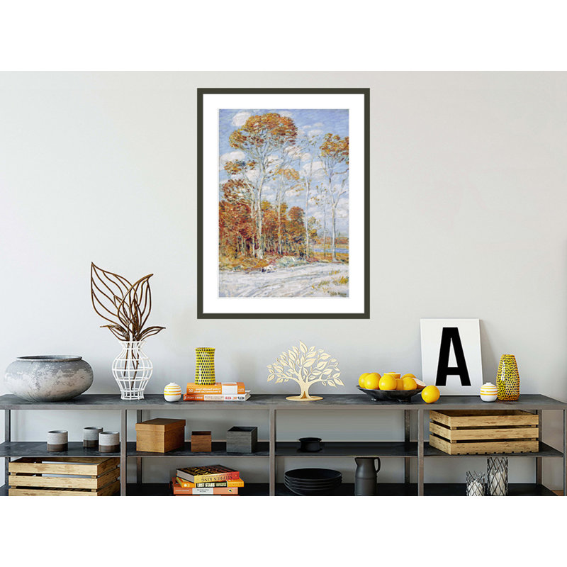 «The Hawk's Nest» par Childe Hassam - impression giclée encadrée, H 41,5 po x l 30,97 po