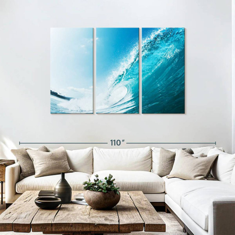 Gillard Clear Blue Wave, 48" H x 74" W