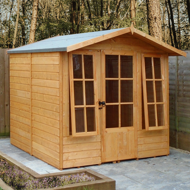 Chatsworth 7 x 7 Ft Shiplap Summer House, No