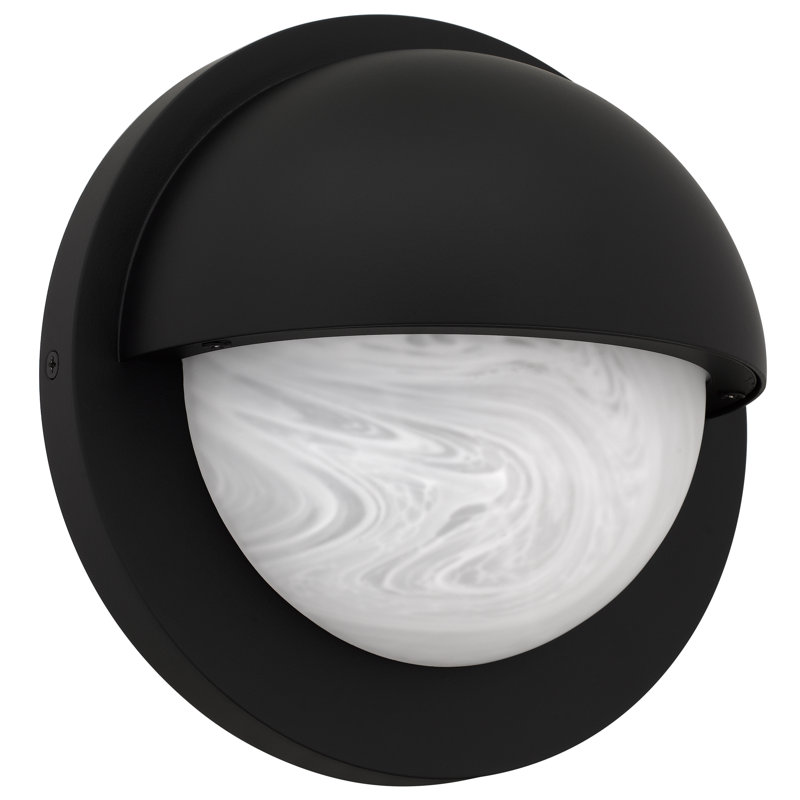 Lanterne murale d'extérieur 1 lumière Harlowe, Matte Black