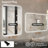 Rectangular Backlit Mirror Bathroom 30"X40"-528635967