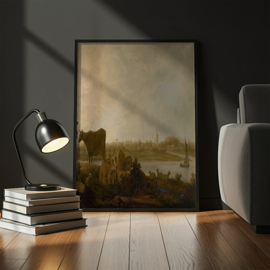 17th Century Style Black Framed Poster