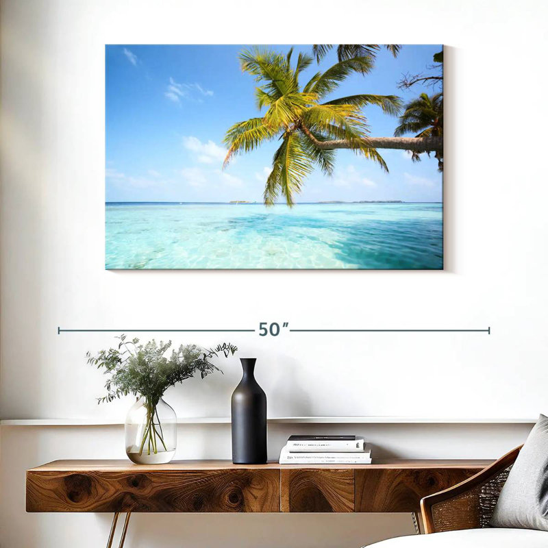 Palmier tropical, H 26 po x l 39 po