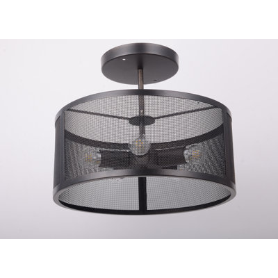Mercouri 5 - Light Black Unique/Statement Pendant