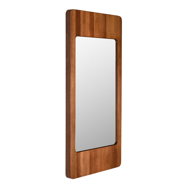 Franklin Rectangle Solid Wood Mirror, 52" x 25"